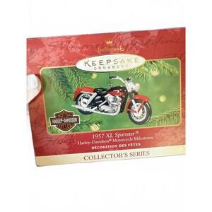1957 XL Sportster Harley-Davidson Motorcycle Milestones Keepsake Ornament